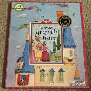 eeBoo Keepsake Growth Chart